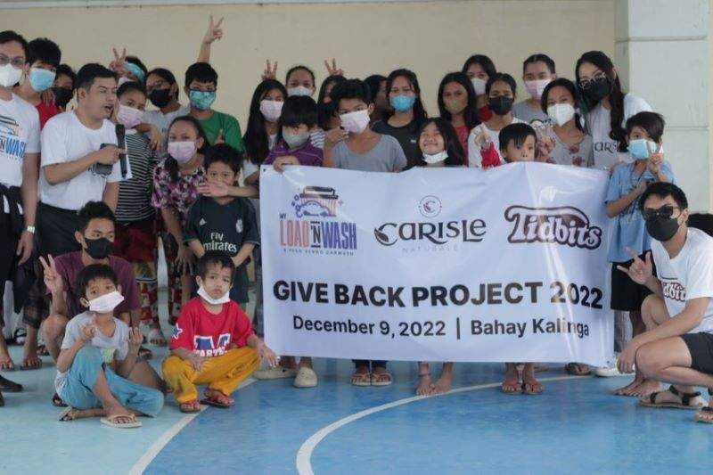 Juliana Carisle Giving back 2022 in Bahay Kalinga